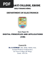 B.SC Electronics - Digital Principles and Applications (.PDF) - Course Syllabus & Material - All Units (Bharathiar University)