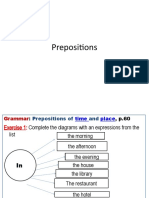 Lesson Prepositions