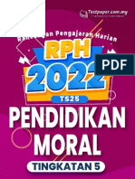 RPH 2022 - Pendidikan Moral Tingkatan 5 TS25 Bonus RPH Sivik3