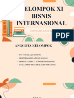 Kelompok Xi Bisnis Internasional: DOSEN PENGAMPU: Dr. Wa Ode Harliyanti Unga, S.Sos., M.Si