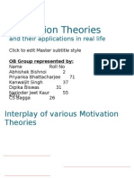 Motivation Theory Assignment 02 Aug 2011