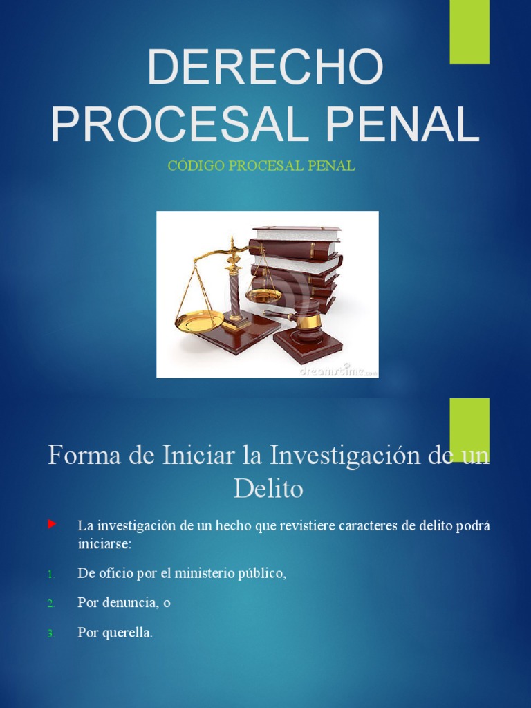 DERECHO PROCESAL PENA (Autoguardado) (Autoguardado) | PDF | Mandato ...