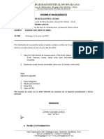 Informe labores junio Municipalidad Huallaga