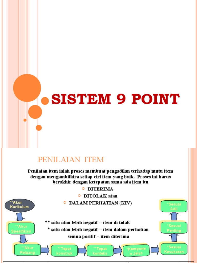 9 Point Sistem | PDF