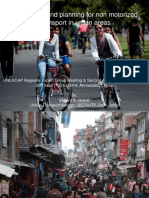 Integrating and Planning For Non Motorized Transport in Urban Areas