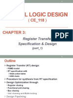 Digital Logic Design: Register Transfer Specification & Design