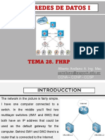 Redes de Datos I: Tema 28. FHRP