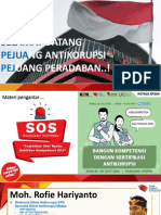Sosialisasi Sertifikasi Kompetensi Antikorupsi - LSP KPK 2021
