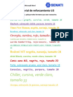 Informática básica - Microsoft Word formatos