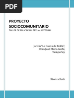 Proyecto Sociocomunitario