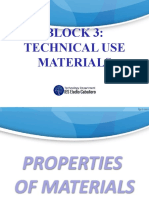 Block 3: Technical Use Materials