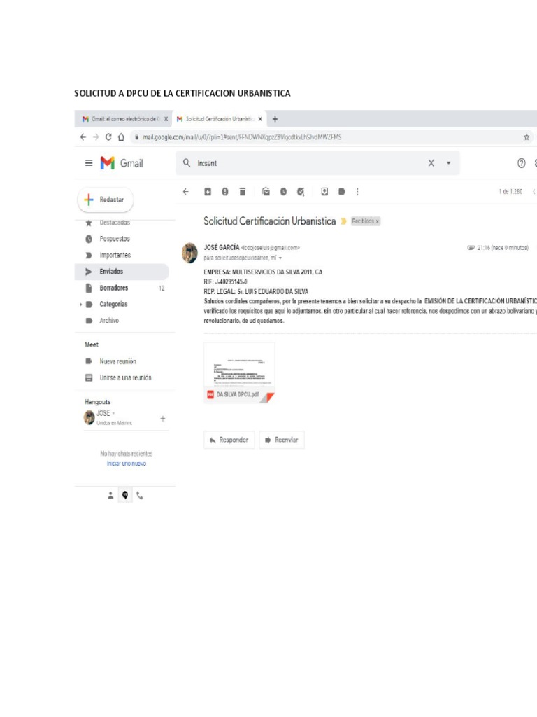 Solicitud A Dpcu de La Certificacion Urbanistica | PDF