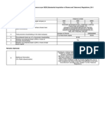 Disclosures of Reason For Encumbrance As Per SEBI (Substantial Acquisition of Shares and Takeovers) Regulations, 2011