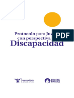 Protocolo para Juzgar Con Perspectiva de Discapacidad