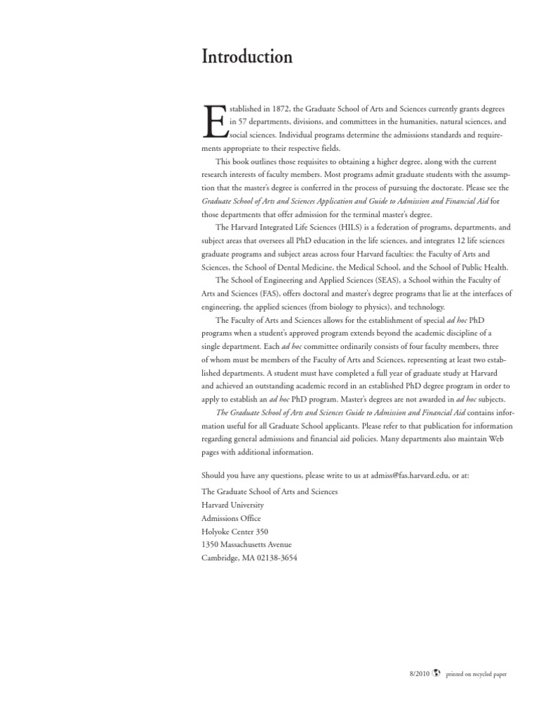 Harvard gsas form of the phd dissertation binding