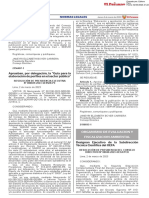 Normas Legales: Aprueban, Por Delegación, La "Guía para La Elaboración de Perfiles en El Sector Público"