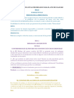 Eda 0 Posible Titulo Riesgos de La Democracia: Situaciones Significativas Priorizados para El Año Escolar 2023