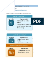 Lecciones de Typing Tutor