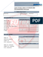 Futsal Kabupaten Cirebon LIGA U-17 TAHUN 2023: Data Manajemen Tim & Gor NAMA Klub Futsal