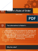 Robert S Rules of Order-Part 1