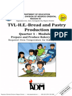 TVL-H.E.-Bread and Pastry Production: Quarter 1 - Module 5