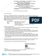 Surat Undangan Pelatihan Penulisan Artikel Kendari Peserta 1