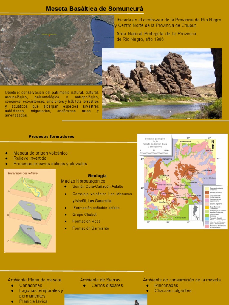 Meseta de Somuncurá: Conservación y Ecorregiones | PDF | Geografía ...