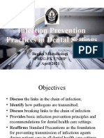 Infection Prevention Practices in Dental Settings: Bagian Mikrobiologi PSKG-FK Undip April 2021