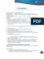 El Agua: Rol Del Agua en Pasteleria, Heladeria, Confiteria Y Heladería