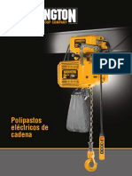 HARRINGTON Catalogo de Polipastos Electricos de Cadena