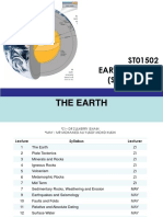 Earth Science Lecture Syllabus