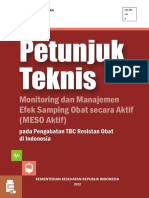 Petunjuk Teknis: Monitoring Dan Manajemen Efek Samping Obat Secara Aktif (MESO Aktif)