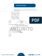 Arreglos Numéricos - Cuadrados Mágicos: Conteo de Figuras