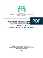 Pedoman Pemenuhan Hak Anak Di Rumah Ibadah Melalui Gereja Ramah Anak (Gra)