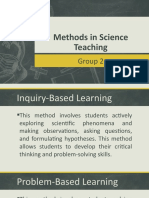 Methods in Science Teaching: Group 2
