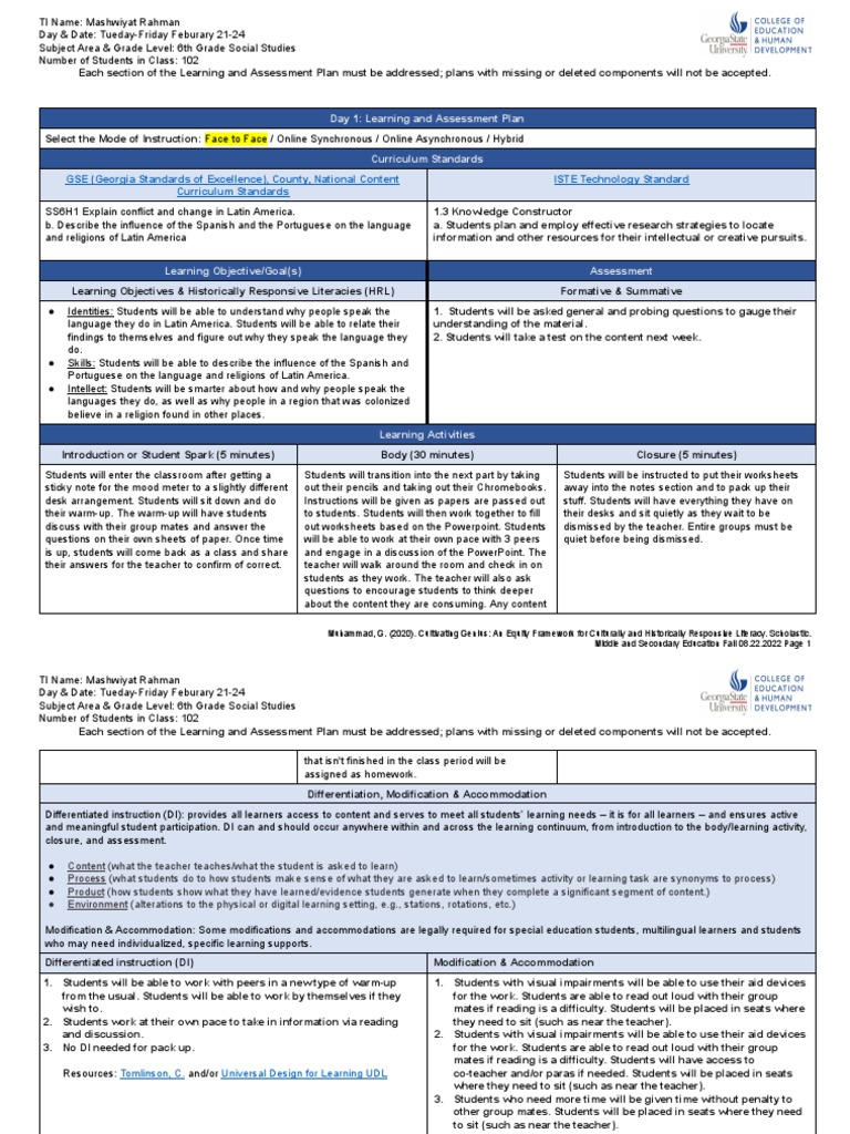 Dossier LP 2 | PDF | Differentiated Instruction | Learning