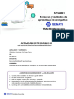 SPSU-861 - Actividad Entregable - 2 Metodo