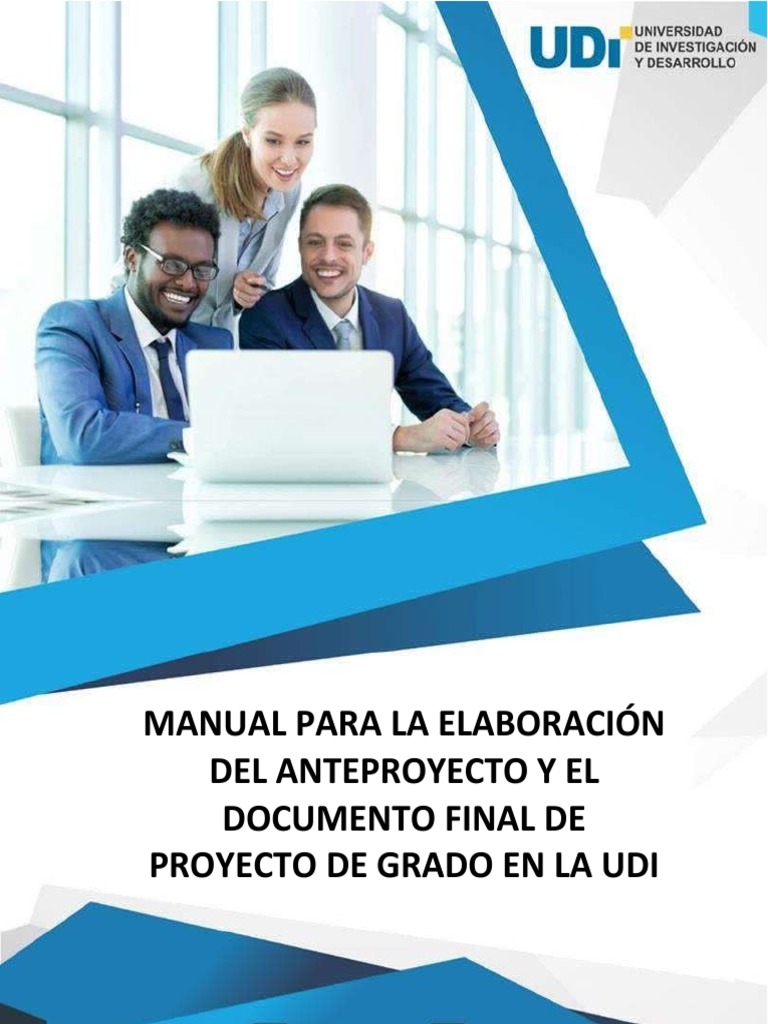 Manual de Proyecto de Grado UDI | PDF | Evaluación | Plan de estudios