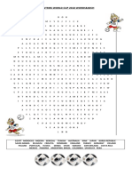 World Cup 2018 Wordsearch Fun Activities Games Wordsearches - 106060