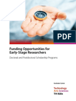 Funding Opportunities for Early-Stage Researchers