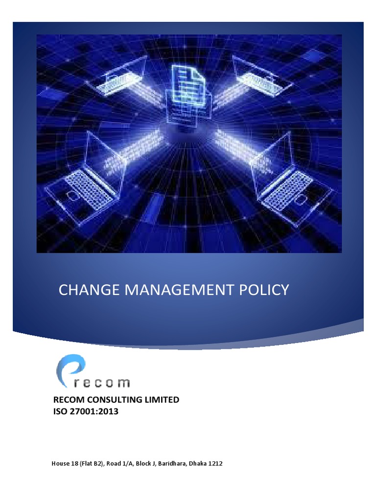 Change management policy pdf operating system documentation