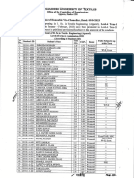 Result of BSC in Textile Engineering L 4 T 1 Exam 2021 Apparel