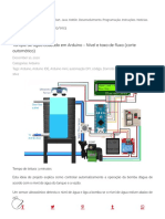 Cap Sistema: Tanque de Água Baseado em Arduino - Nível e Taxa de Uxo (Corte Automático)