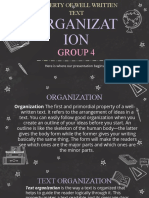 Organizat ION: Group 4