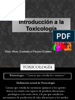 Introduccion a Toxicologia TEMA 1