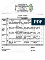 Sample Rubric