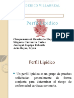 Perfil Lipidico: Facultad de Tecnologia Medica