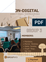 Group # 3: Non-Digital