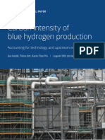 Carbon Intensity of Blue Hydrogen Revised