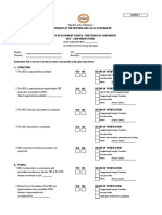 Barangay Development Council (BDC) Functionality Checklist